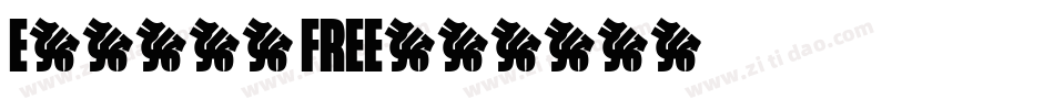 Ellies FREE字体转换
